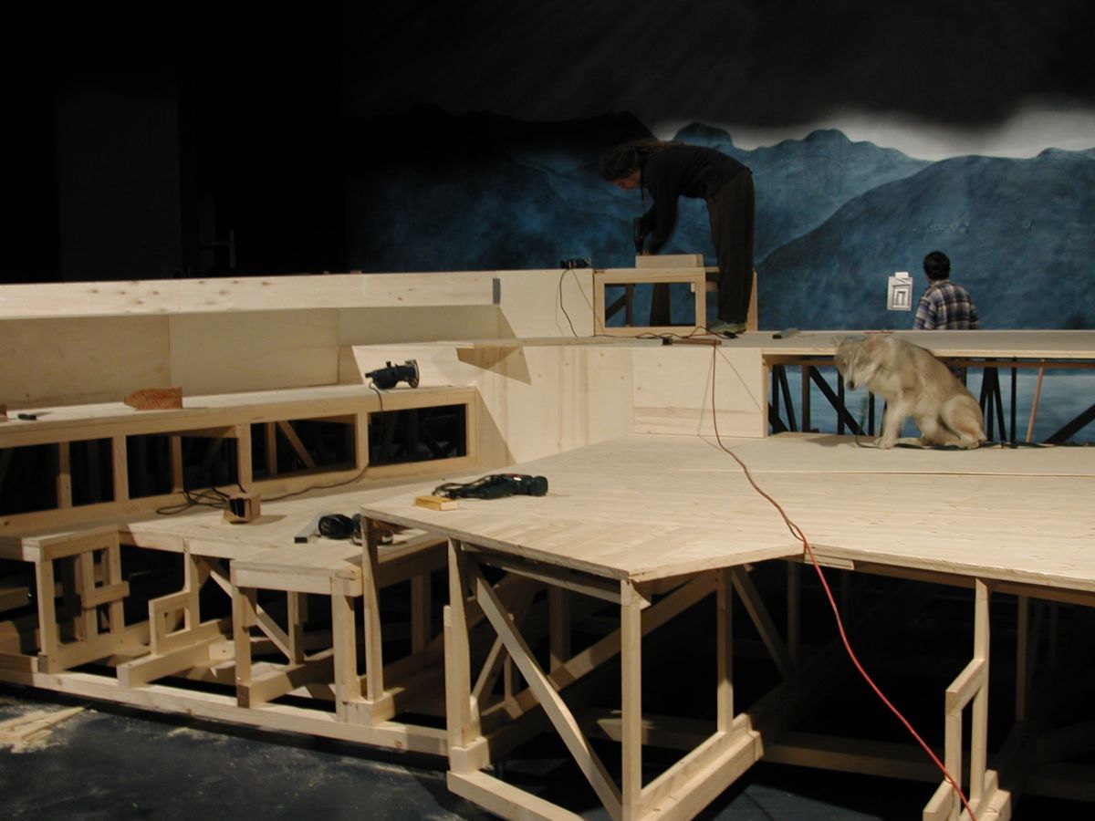 Le châssis avec les plateaux